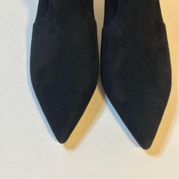 NEW Stuart Weitzman  Mara 50 Kitten Heel Black Suede Women's Booties, Sz 8 - Picture 7 of 9